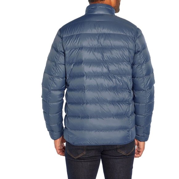 New Eddie Bauer Men's Packable Down Jacket Size XXL Water Repellent Lite Blue - Picture 12 of 12
